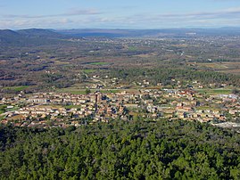 The village seen from Castrum Saint Jean