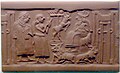 Image 45Domesticated animals on a Sumerian cylinder seal, 2500 BC (from History of agriculture)