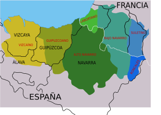 Geografische Eiordnung vo da Sprochregion in Spanien und Frankreich, Baskische Dialekte