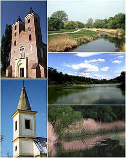 St. James Church, Lutheran church, Marcal river bank, Kaszalapi Lake, Marcal River