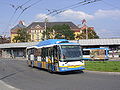 Tschechischer Oberleitungsbus des Typs SOR TN 12 in LE-Ausführung