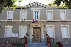 The town hall in Badens