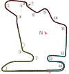 The course of the Hungaroring