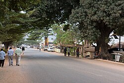 The main street in Kigoma