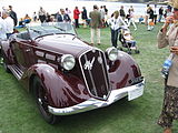 1935 6C 2300 Sport Touring Superleggera Pescara Spyder. Mille Miglia 1936 entrant and ex Benito Mussolini car[29]