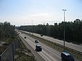 La E 75 en Jakomäki, cerca de Helsinki, Finlandia