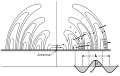 Image 9Diagram of the electric fields (E) and magnetic fields (H) of radio waves emitted by a monopole radio transmitting antenna (small dark vertical line in the center). The E and H fields are perpendicular, as implied by the phase diagram in the lower right. (from Radio wave)