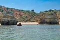 Der Strand Praia do camilo in Lagos