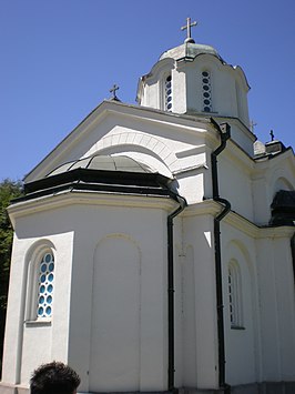 De kerk van Kaoana behoort tot het servisch cultureel erfgoed (nummer СК 726)