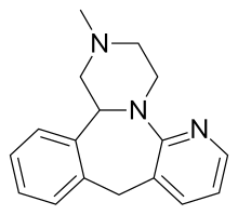 Estrutura química de Mirtazapina