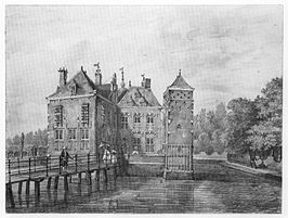 Tekening van Jan de Beijer, 1745