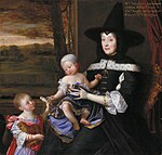 Mrs Salesbury with her Grandchildren, vers 1676. Collection de la Tate Gallery.