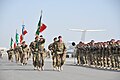 Sassari troops at Herat Airport in Afghanistan