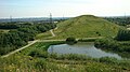 Hasle Hills. The hill 'Bakkekammen' seen from the Hill 'Spiralen'.