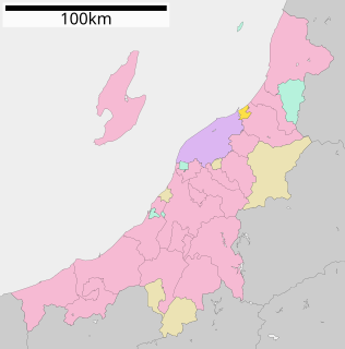 聖籠町位置図