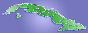 Santiago de Cuba is located in Cuba