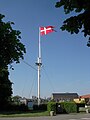 Marinestationens flag.