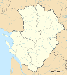 Épenède trên bản đồ Poitou-Charentes