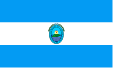 Bandiera del Nicaragua parte delle Repubblica Federale del Centro America (1824-1838)