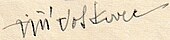 signature de Jiří Voskovec