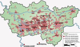 Mapa de la región y principales ciudades