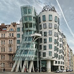 Asymmetry – Dancing House, Prague, the Czech Republic, by Vlado Milunić and Frank Gehry (1992-1996)