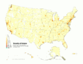 Density of Asian Americans