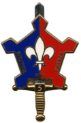 Insigne de la 5e compagnie du 43e régiment d'infanterie (actuel)