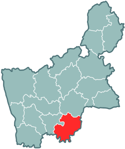 Location of Sloņimas rajons