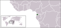 Locatie van Republica de Guinea Ecuatorial