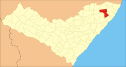 Localização de Matriz de Camaragibe em Alagoas