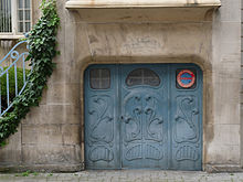 L'autorimessa decorata dell'Hôtel Brion, a Strasburgo