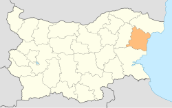 Location o Varna Province in Bulgarie