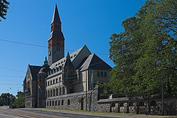 Nationalmuseum på Mannerheimvägen i Helsingfors