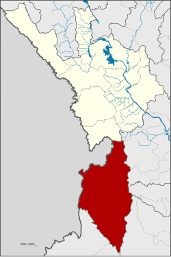 แผนที่จังหวัดตาก เน้นอำเภออุ้มผาง