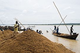 Exploitation du sable