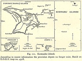 Kaart van Macauley Island