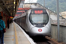 SP1900 on the East Rail line at Fo Tan station