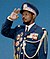 Bokassa in full dress uniform, 1970.