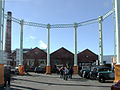 Dunedin Gasworks (Schornstein und Kesselhaus)