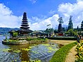 Image 91Beratan Lake and Temple in Bali, a popular image often featured to promote Indonesian tourism (from Tourism in Indonesia)