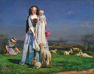 Ford Madox Brown, The Pretty Baa-Lambs, 1851-1859.