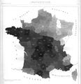 Carte de France de l'instruction (1833)[4]