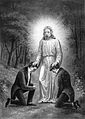 Image 3A depiction of Joseph Smith and Oliver Cowdery receiving Priesthood authority from John the Baptist (from Mormonism)