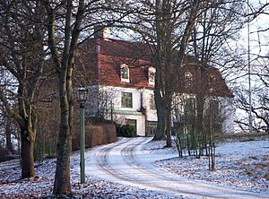 Villa Parkudden, fasad mot väst, januari 2009.