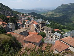 Le village de Roquefort-sur-Soulzon.