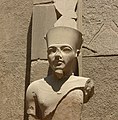 Restored statue of Tutankhamun at Karnak