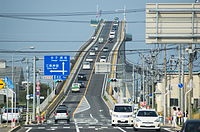 島根県側からみた勾配