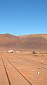 Gare de Tolar Grande, village de l'altiplano argentin.