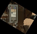 Calibration Target of the "Mars Hand Lens Imager (MAHLI)" (September 9, 2012) (3-D image).